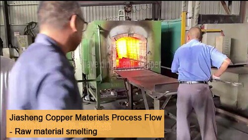 jiaye copper process Raw material smelting